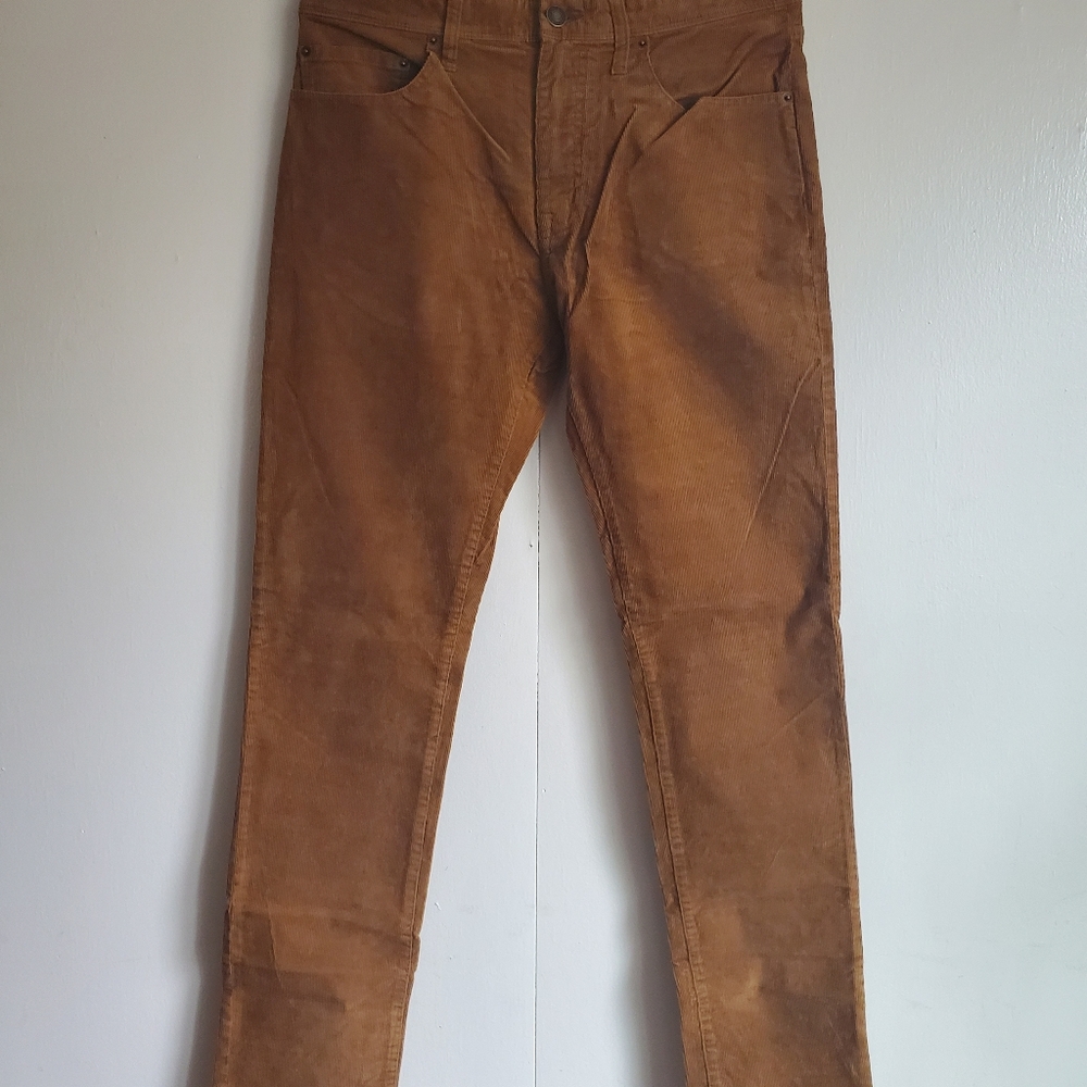 Goodfellow brown corduroy pants slim fit